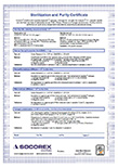 Ecostep Bioproof Sterilization And Purity Certificate   Socorex